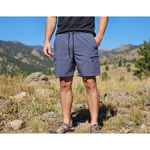 Men's Unipro Qwick-Dry Athletic Shorts, 7” inseam,Size XL,Color Slate Black,NWT